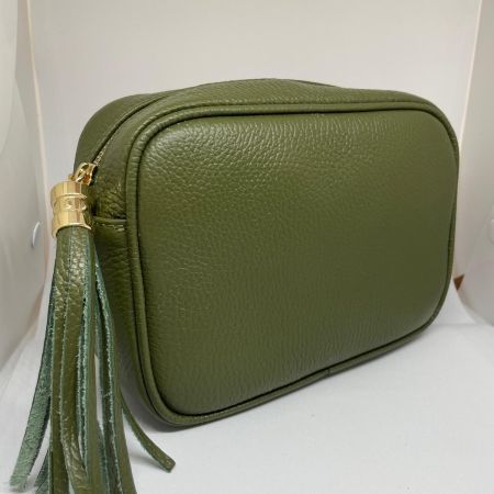 Structured leather bag