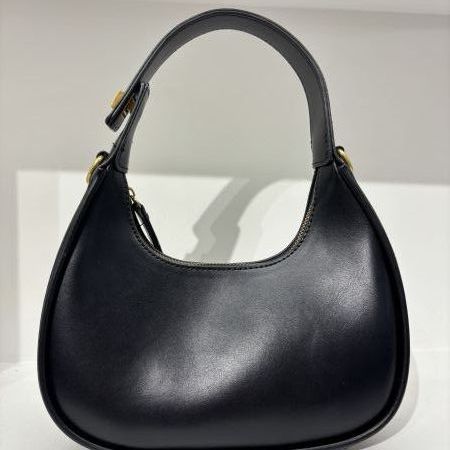 Borsa in pelle e tessuto