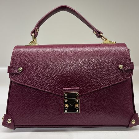 Borsetta intrecciata in pelle donna 