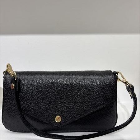 Borsetta intrecciata in pelle donna 