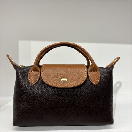 Borsetta intrecciata in pelle donna 