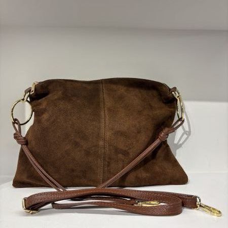 Borsetta intrecciata in pelle donna 