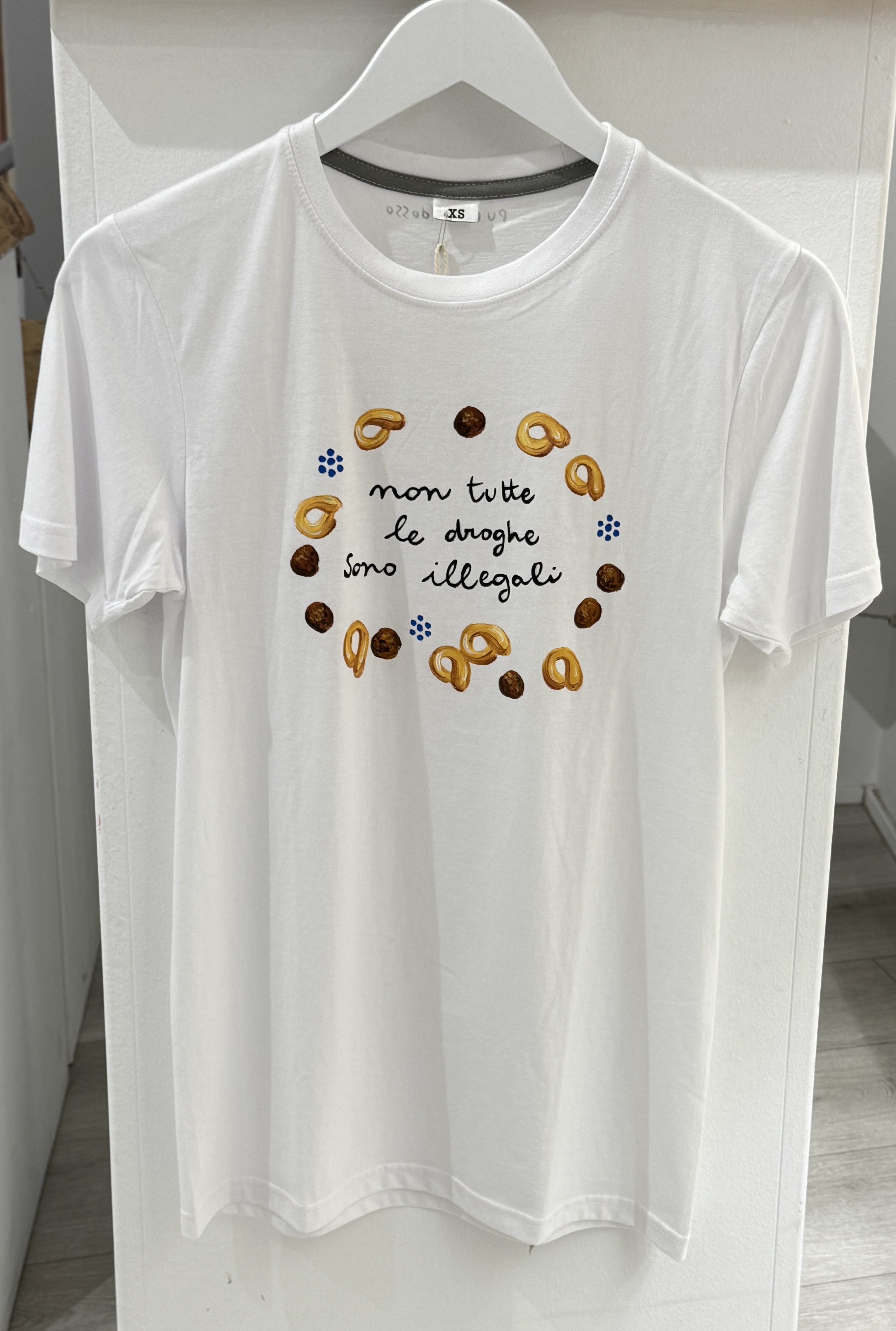 Maglietta dipinta a mano uomo